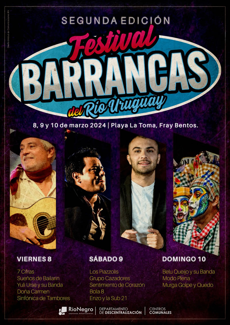 Festival Barrancas del Río Uruguay Edición 2024